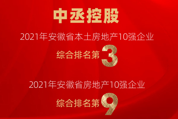 中丞控股緊跟時(shí)代潮向，再獲殊榮！